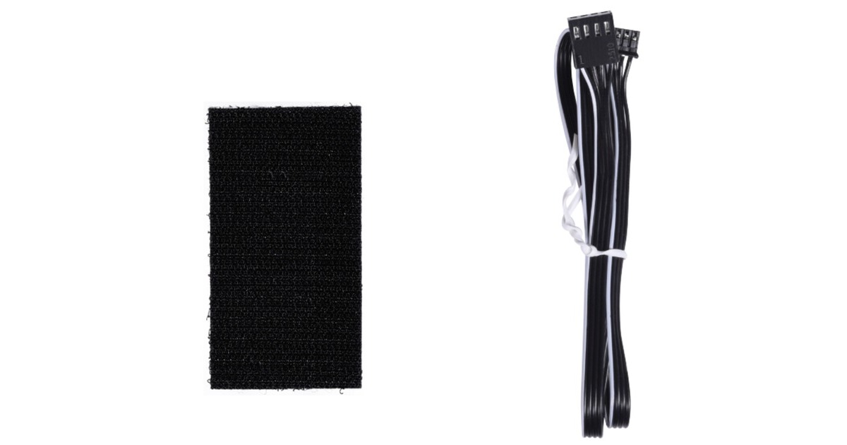 Alphacool Core 10x 4-Pin PWM Splitter, Lüftersteuerung(schwarz, mit SATA-Stromanschluss)