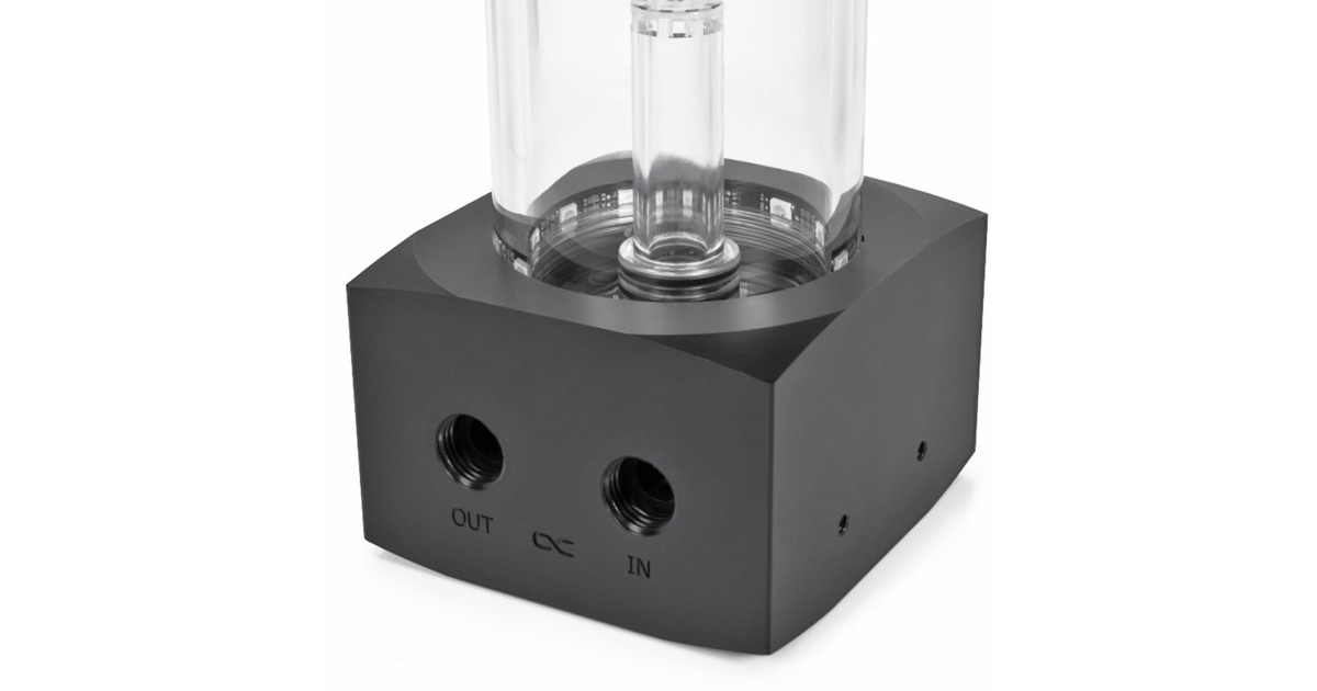 Alphacool Core 200 Aurora Ausgleichsbehälter D5/VPP Acetal/Acryl(schwarz)