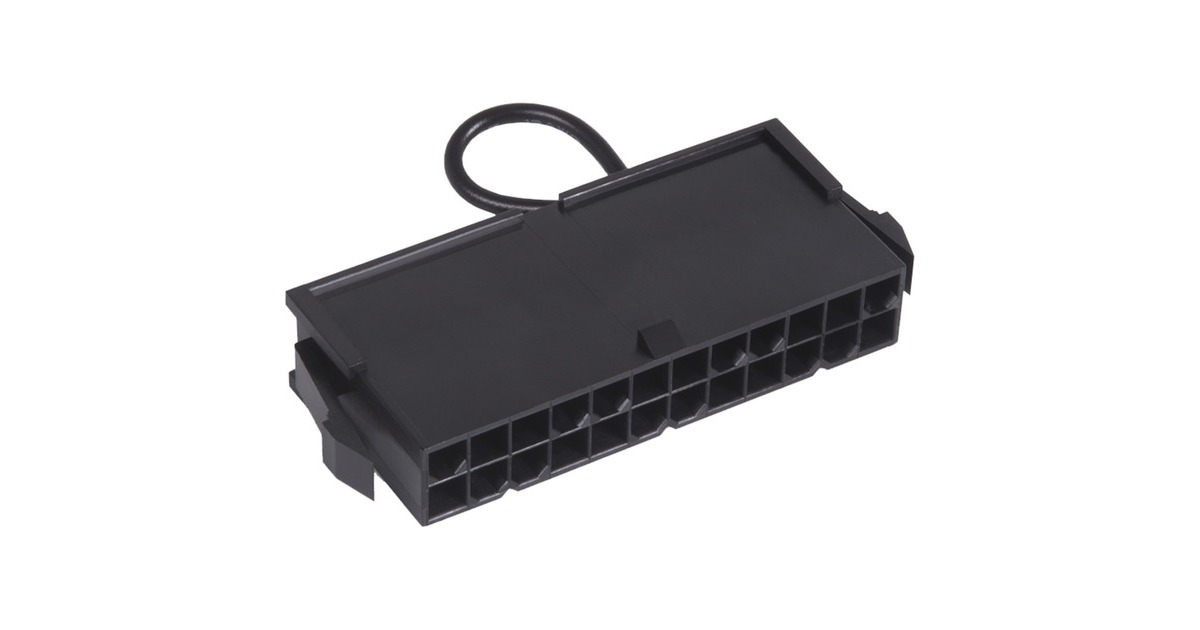 Alphacool Core ATX 24-Pin Überbrückungsstecker(schwarz)