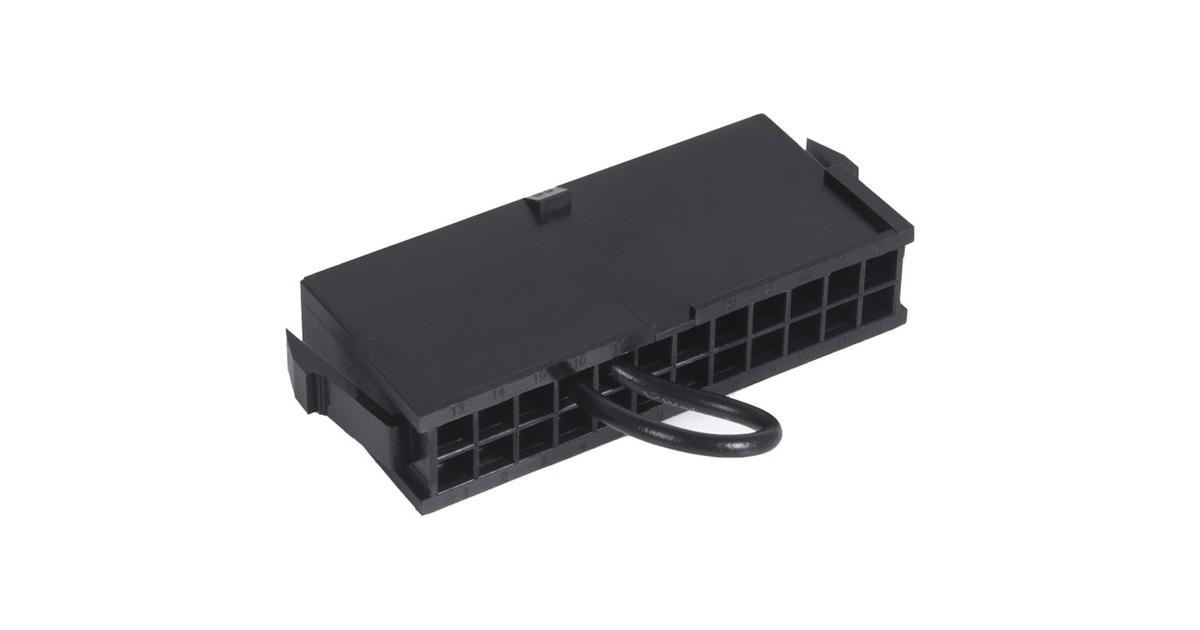 Alphacool Core ATX 24-Pin Überbrückungsstecker(schwarz)