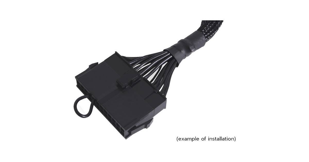 Alphacool Core ATX 24-Pin Überbrückungsstecker(schwarz)