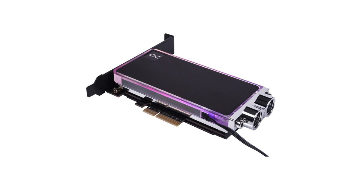 Alphacool Core M.2 NVMe PCIe 4.0 liquid cooler, Wasserkühlung(schwarz)