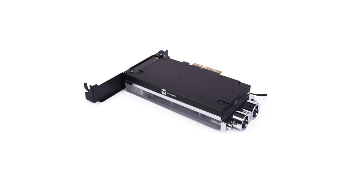 Alphacool Core M.2 NVMe PCIe 4.0 liquid cooler, Wasserkühlung(schwarz)