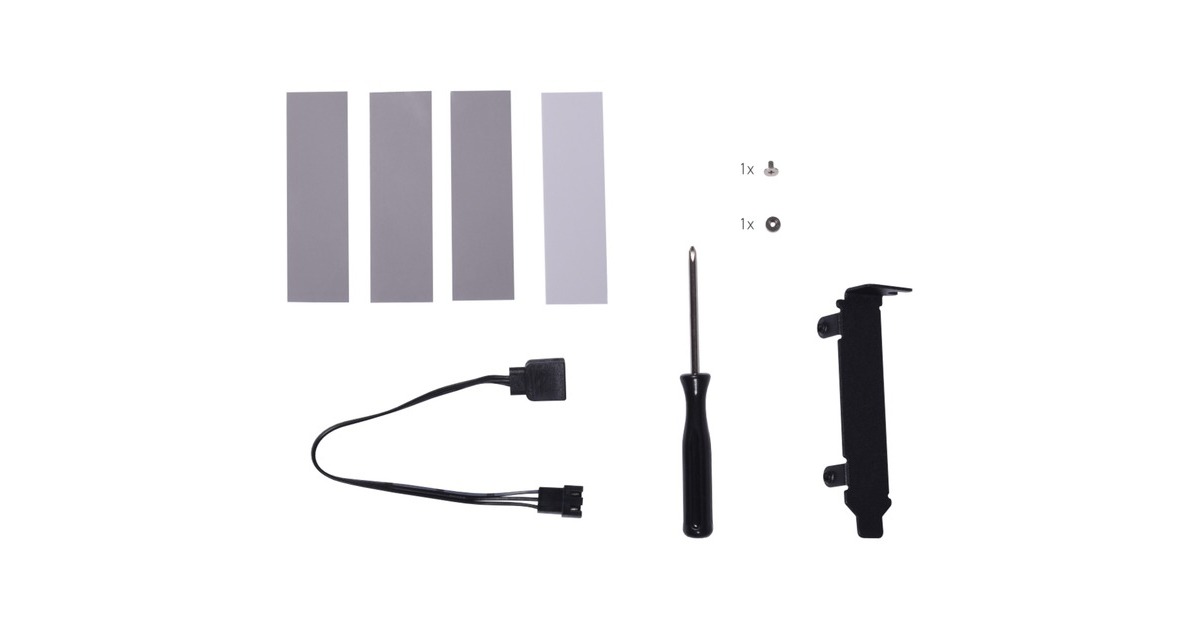 Alphacool Core M.2 NVMe PCIe 4.0 liquid cooler, Wasserkühlung(schwarz)