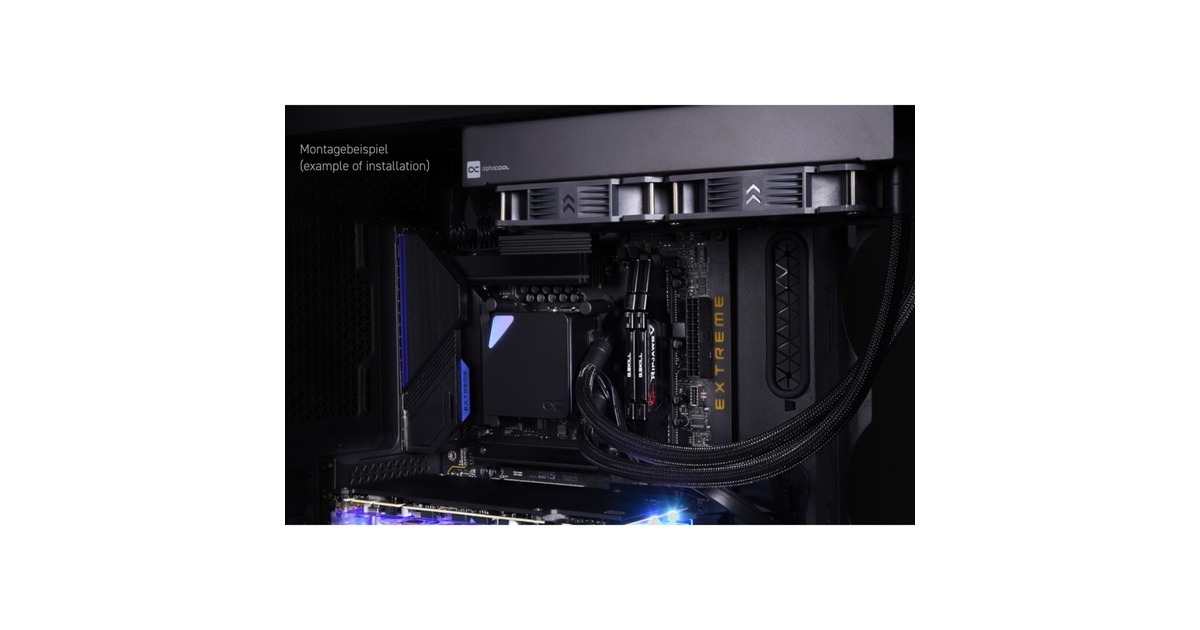 Alphacool Core Ocean T38 AIO 420mm, Wasserkühlung(schwarz)