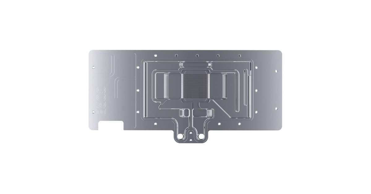 Alphacool Core RX 7900XTX Reference mit Backplate, Wasserkühlung(chrom/transparent)