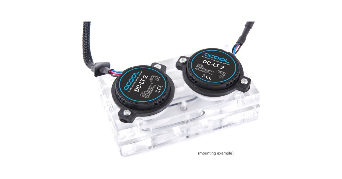Alphacool DC-LT 2 - 2600rpm Ceramic - 12V DC - (3 Phasen Sinus PCB), Pumpe(schwarz)