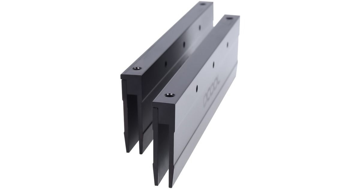 Alphacool D-RAM Modul (für Alphacool D-RAM Cooler) - Black, Kühlkörper(schwarz, 2 Stück)