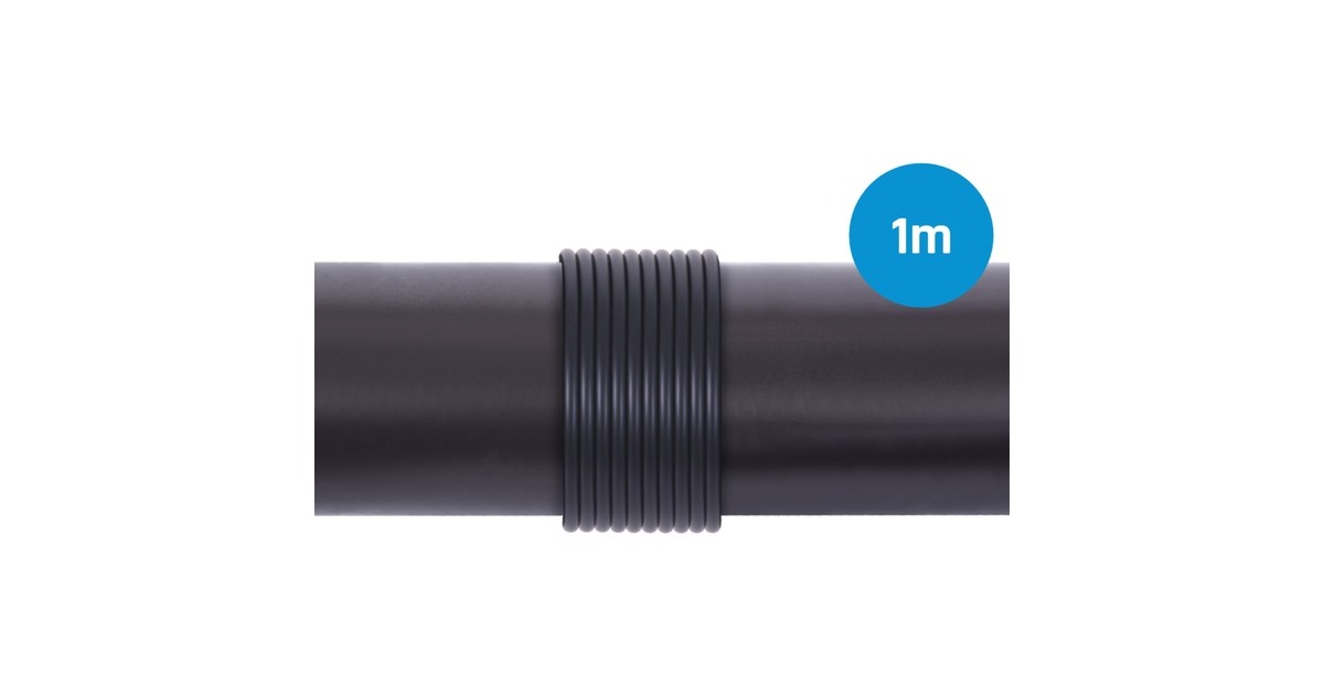 Alphacool EPDM Tube 11/8 - Black 1m, Schlauch(schwarz (matt), 1 Meter in Retailbox)