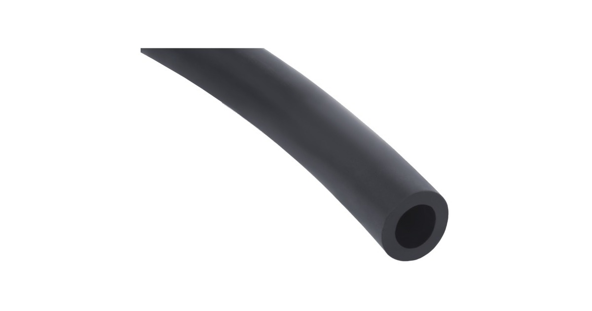 Alphacool EPDM Tube 13/10 - Black 1m, Schlauch(schwarz (matt), 1 Meter in Retailbox)