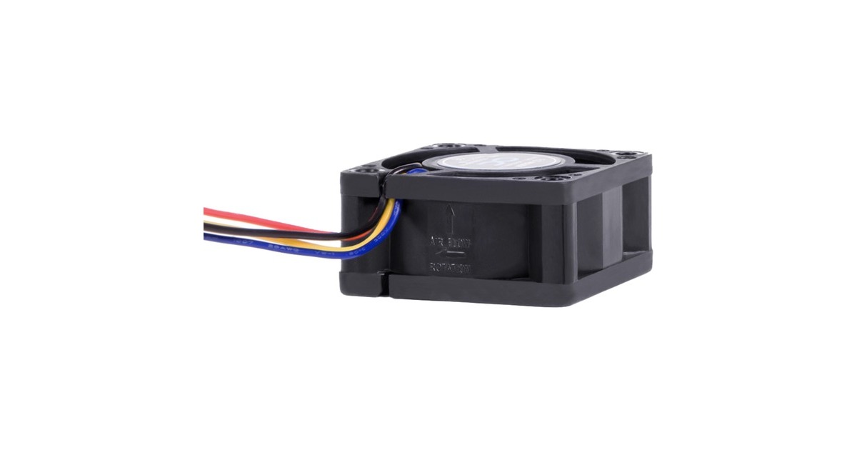 Alphacool ES 40mm 400-10.000rpm Fan 40x40x20mm, Gehäuselüfter(schwarz, Two Ball Bearing, PWM)