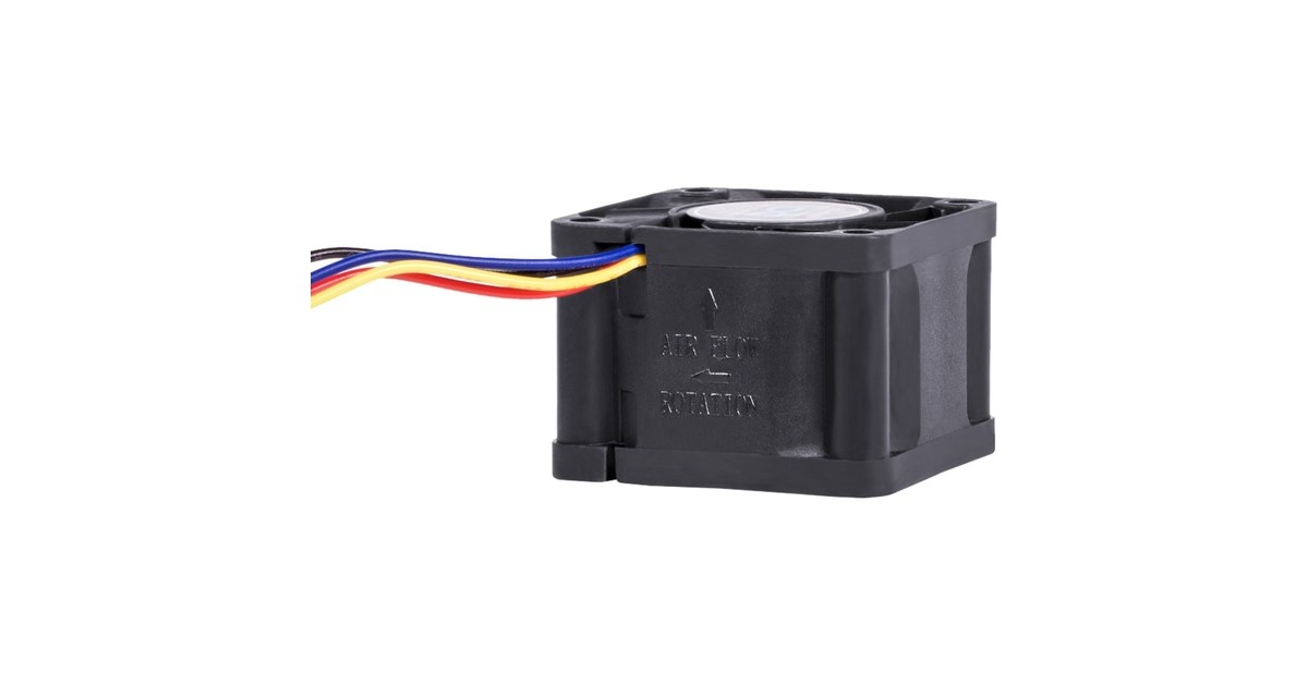 Alphacool ES 40mm 400-15.000rpm Fan 40x40x28mm, Gehäuselüfter(schwarz, Two Ball Bearing, PWM)