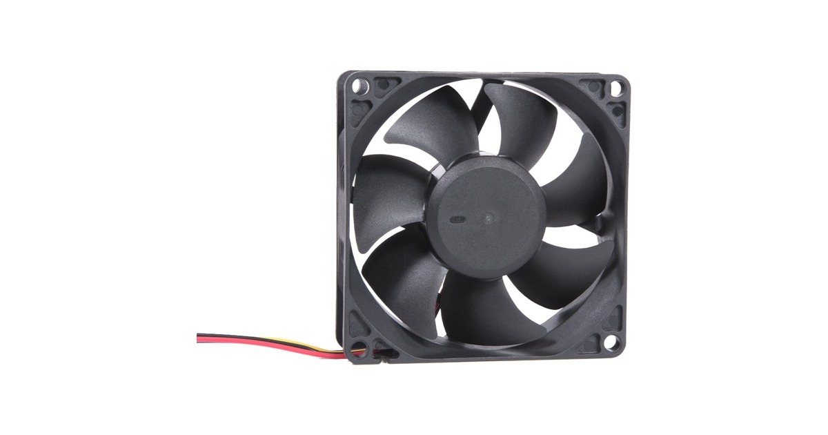 Alphacool ES 80mm 800-6.000rpm Fan 80x80x25mm, Gehäuselüfter(Two Ball Bearing, PWM)