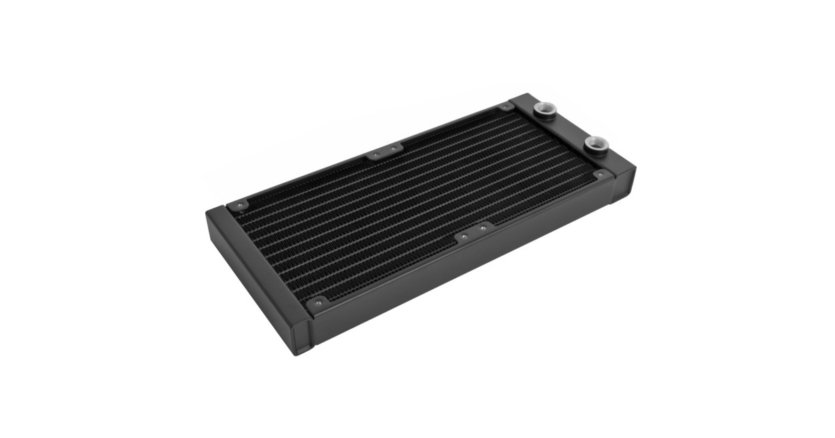 Alphacool ES Aluminium 240 mm T27, Radiator(schwarz, For Industry only)