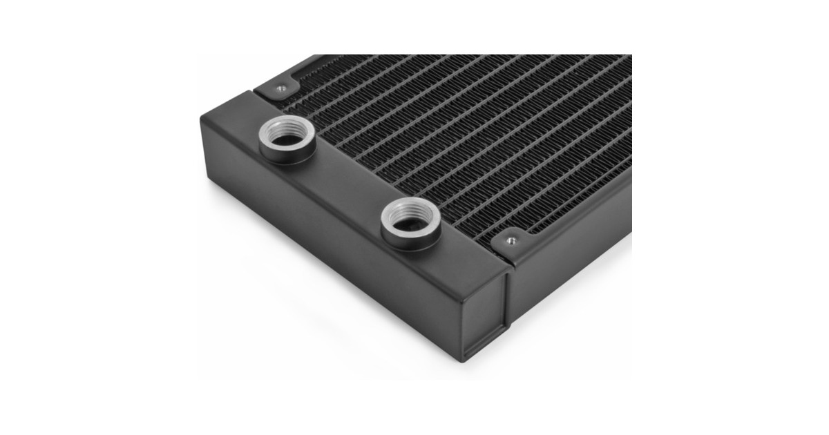 Alphacool ES Aluminium 240 mm T27, Radiator(schwarz, For Industry only)
