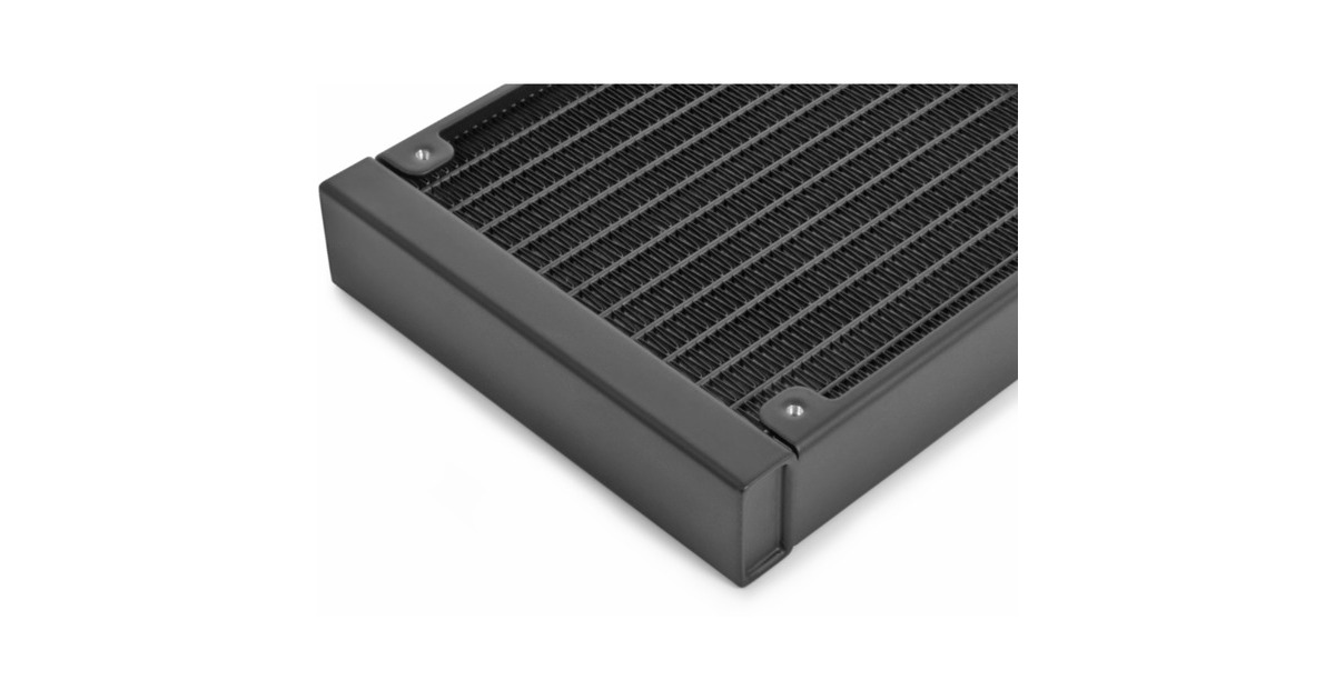 Alphacool ES Aluminium 240 mm T27, Radiator(schwarz, For Industry only)