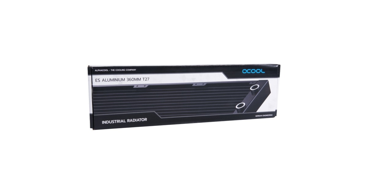 Alphacool ES Aluminium 360 mm T27, Radiator(schwarz, For Industry only)