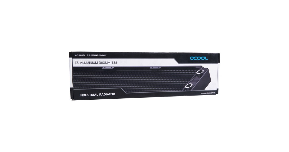 Alphacool ES Aluminium 360 mm T38, Radiator(schwarz, For Industry only)