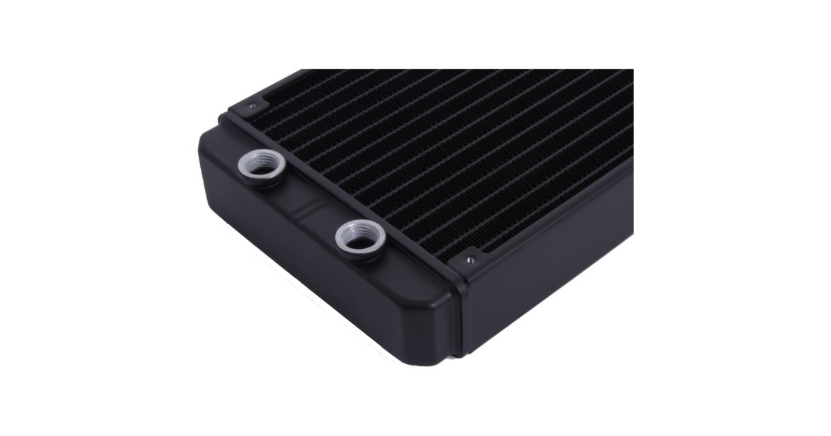 Alphacool ES Aluminium 420 mm T38, Radiator(schwarz, For Industry only)