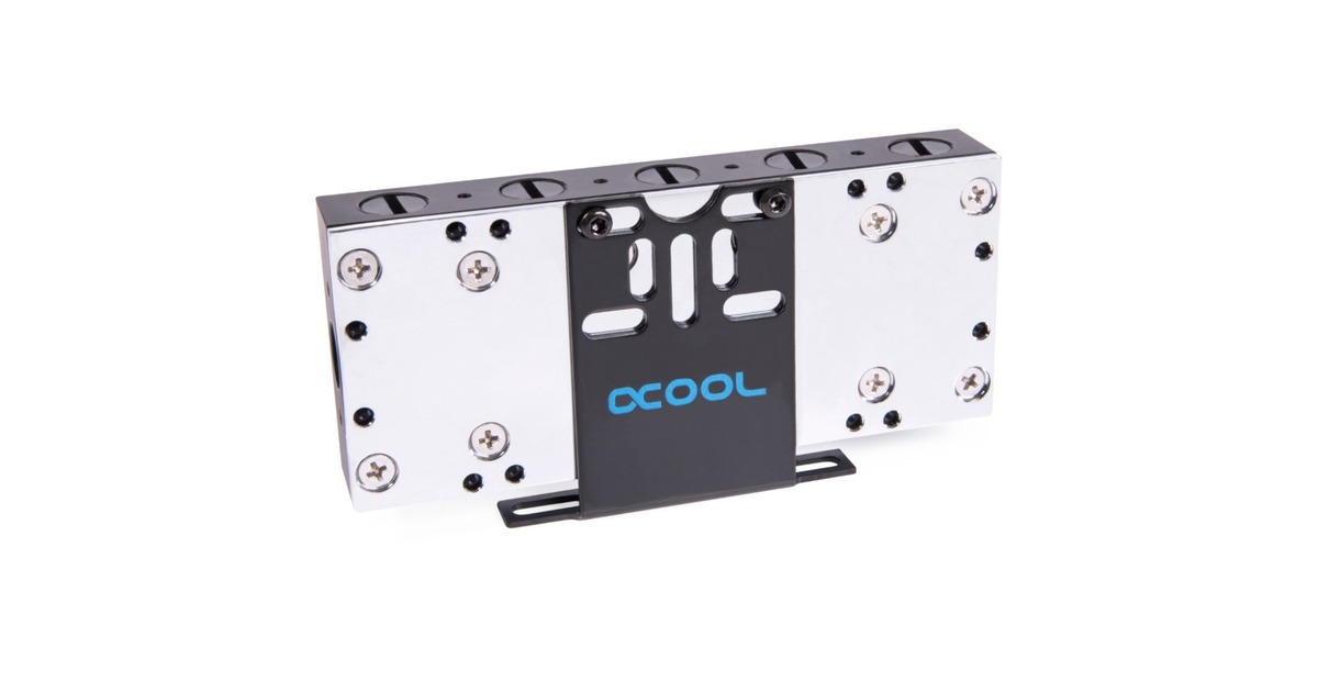 Alphacool ES Distro Plate Parallel C5, Verteiler(schwarz)