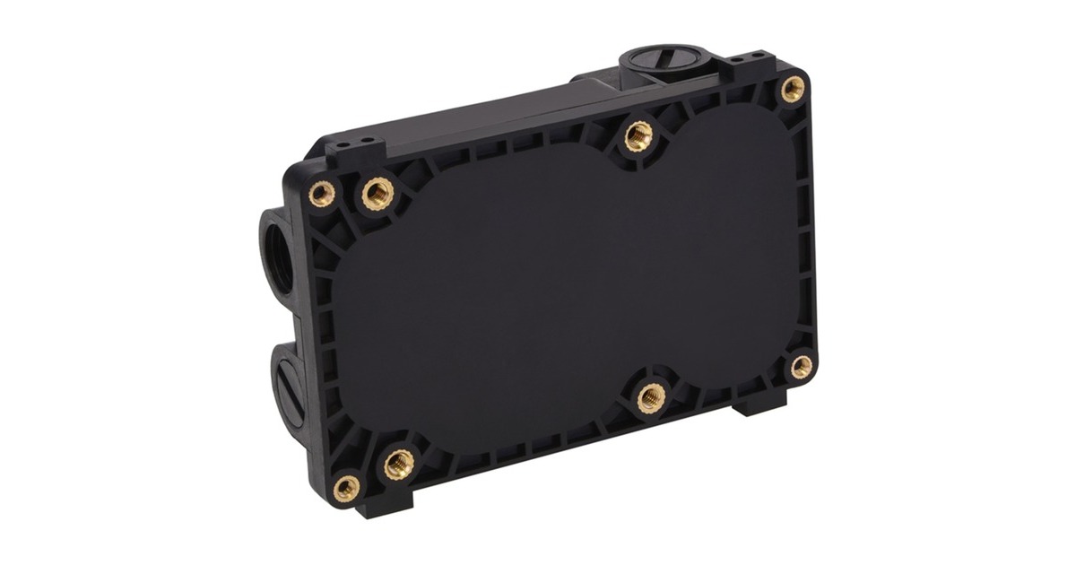 Alphacool ES Reservoir 1U - DDC Version, Ausgleichsbehälter(schwarz, Pumpenkompatibilität: für DC-LT)