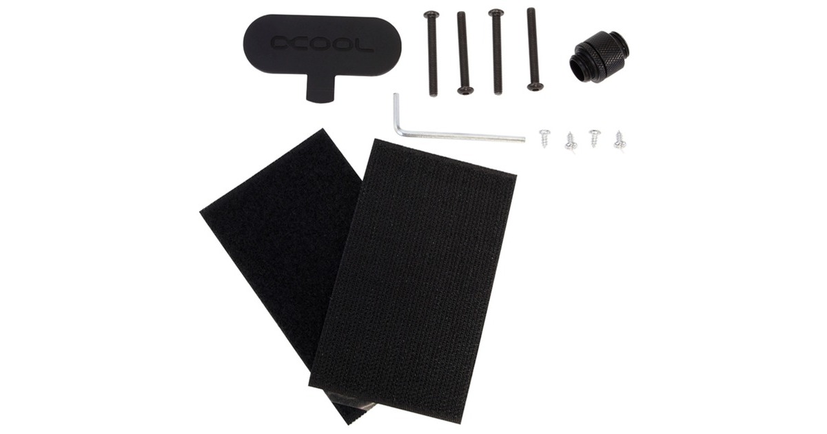 Alphacool ES Reservoir 1U - DDC Version, Ausgleichsbehälter(schwarz, Pumpenkompatibilität: für DC-LT)