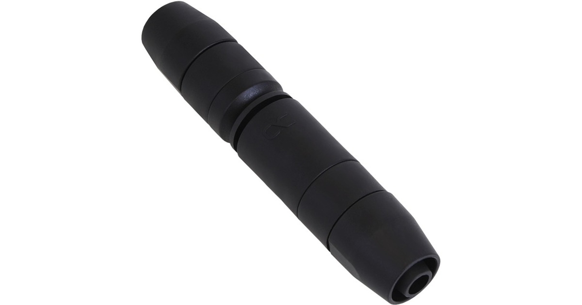 Alphacool ES Schnellverschlusskupplungsset TPV PushIn Industry Version, Verbindung(schwarz)