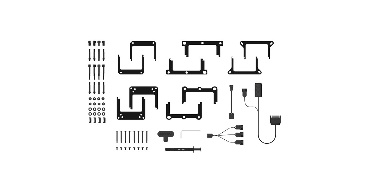 Alphacool Eisbär Pro Aurora 280 CPU 280mm, Wasserkühlung(schwarz)