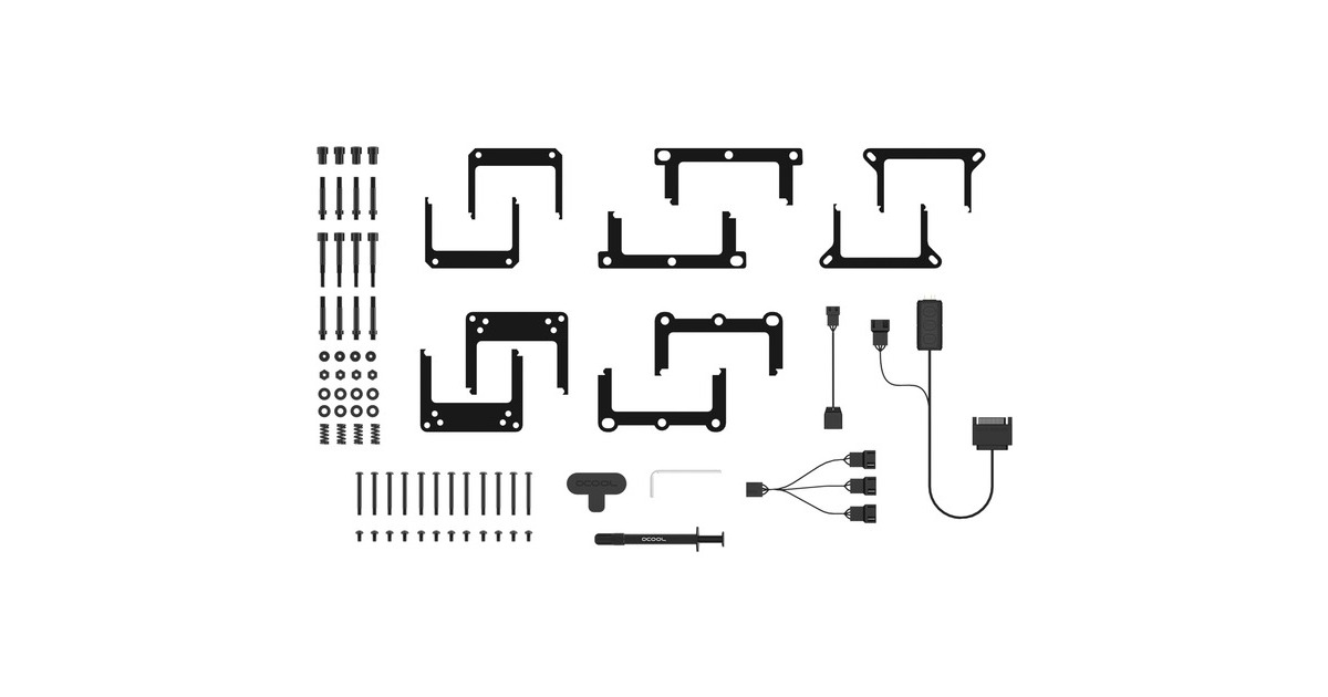 Alphacool Eisbär Pro Aurora 420 CPU 420mm, Wasserkühlung(schwarz)