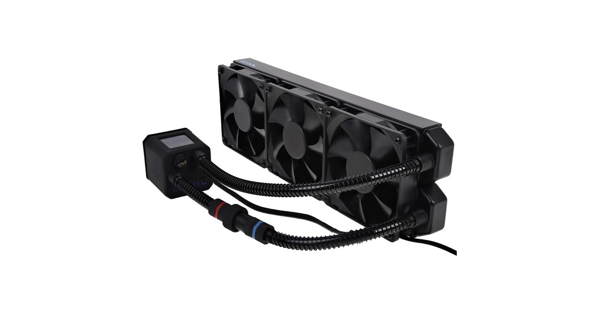 Alphacool Eisbaer 360 CPU 360mm, Wasserkühlung(schwarz, Outlet) Alphacool Eisbaer 360 CPU 360mm, Wasserkühlung(schwarz, Outlet)