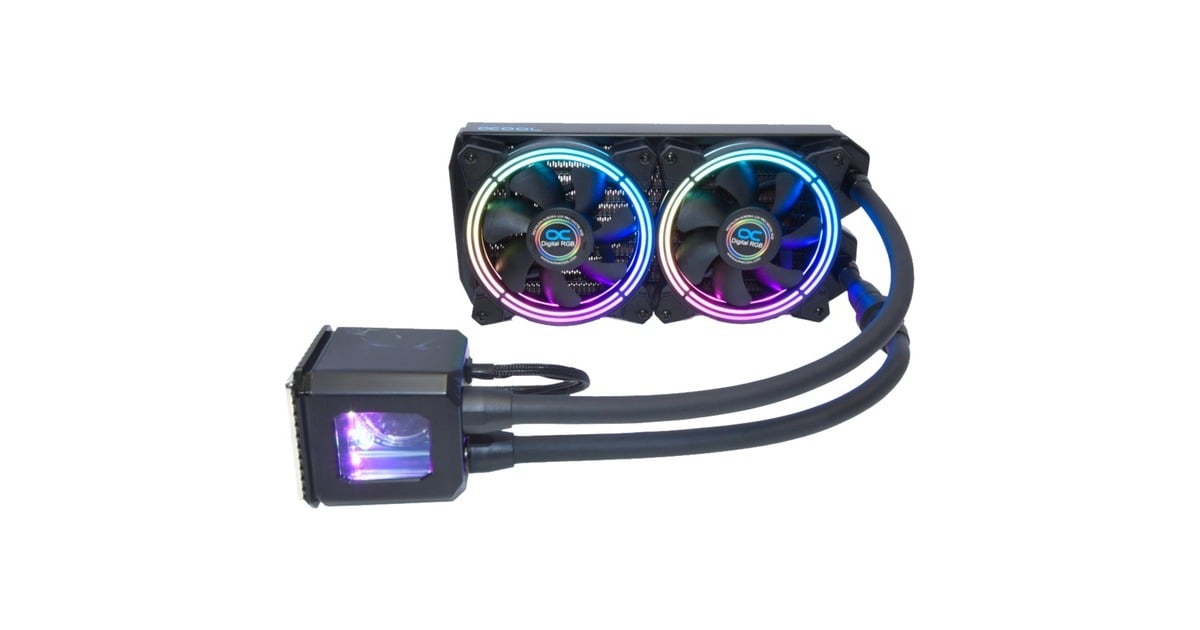 Alphacool Eisbaer Aurora 240 CPU - Digital RGB 240mm, Wasserkühlung(schwarz, Outlet) Alphacool Eisbaer Aurora 240 CPU - Digital RGB 240mm, Wasserkühlung(schwarz, Outlet)