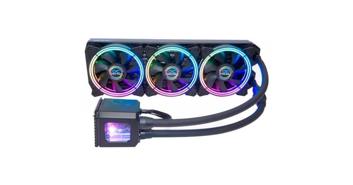 Alphacool Eisbaer Aurora 360 CPU - Digital RGB 360mm, Wasserkühlung(schwarz, Outlet) Alphacool Eisbaer Aurora 360 CPU - Digital RGB 360mm, Wasserkühlung(schwarz, Outlet)