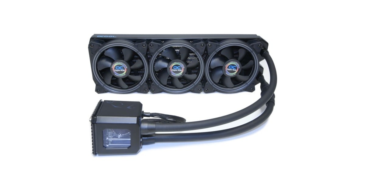 Alphacool Eisbaer Aurora 360 CPU - Digital RGB 360mm, Wasserkühlung(schwarz, Outlet) Alphacool Eisbaer Aurora 360 CPU - Digital RGB 360mm, Wasserkühlung(schwarz, Outlet)