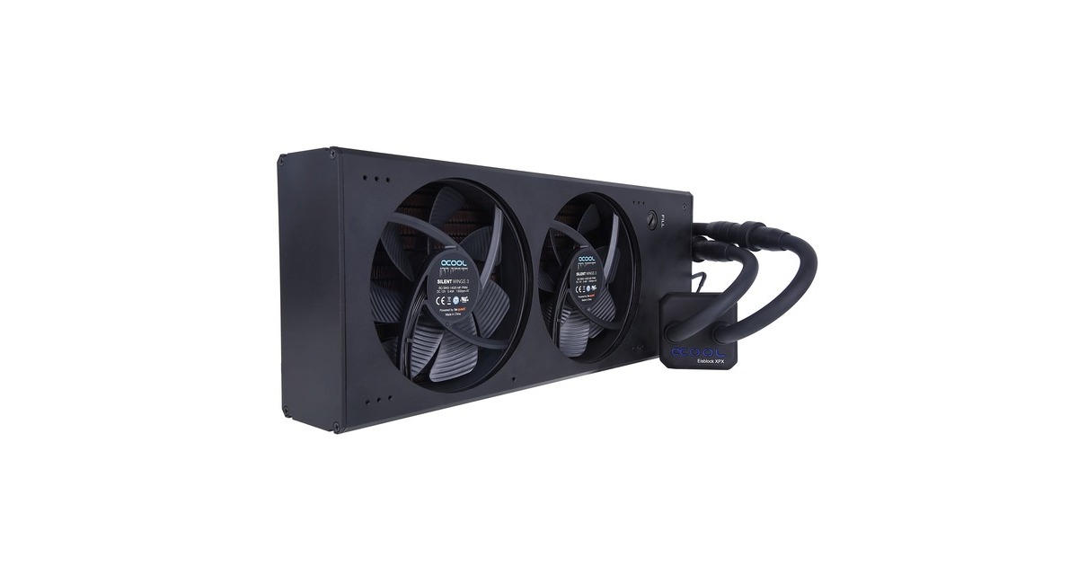 Alphacool Eisbaer Extreme Liquid CPU Cooler 280mm, Wasserkühlung(schwarz)