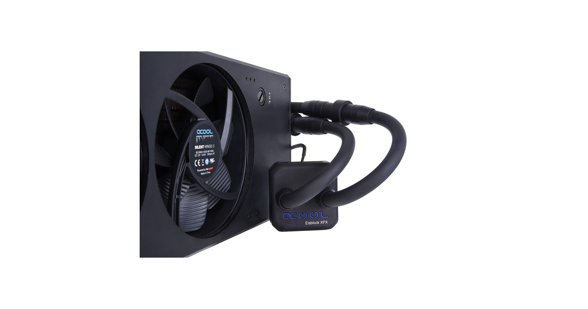 Alphacool Eisbaer Extreme Liquid CPU Cooler 280mm, Wasserkühlung(schwarz)