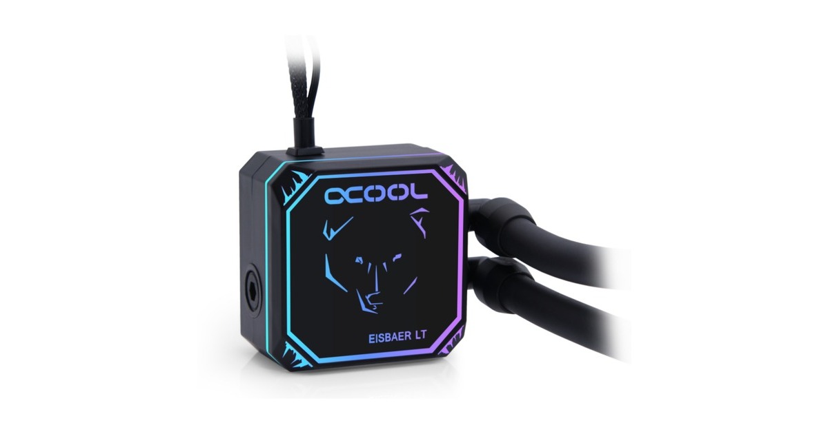 Alphacool Eisbaer LT360 Aurora HPE CPU AIO 360mm, Wasserkühlung(schwarz)