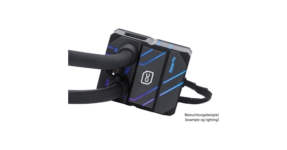 Alphacool Eisbaer Pro Aurora (Solo) - Digital RGB, CPU-Kühler(schwarz)