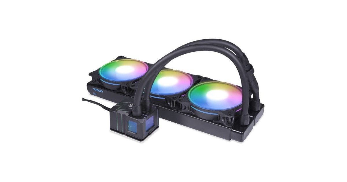 Alphacool Eisbaer Pro HPE Aurora 360 CPU AIO 360mm, Wasserkühlung(schwarz)