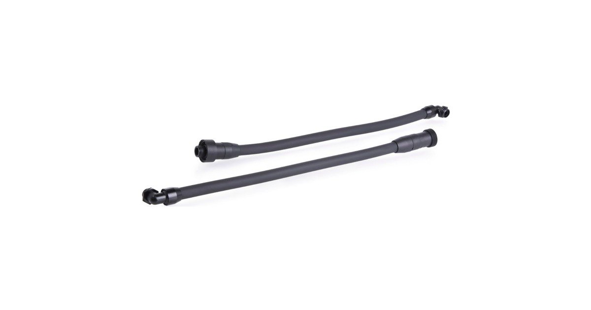 Alphacool Eisbaer TPV Extension Set 90°, Schlauch(schwarz (matt), Schlauch und Anschlüsse)