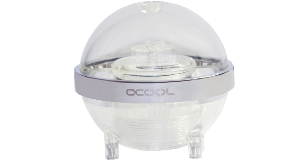 Alphacool Eisball Digital RGB - Acryl, Ausgleichsbehälter(transparent, D5/VPP Ready, ohne Pumpe)