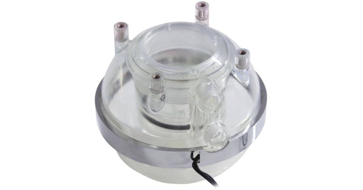 Alphacool Eisball Digital RGB - Acryl, Ausgleichsbehälter(transparent, D5/VPP Ready, ohne Pumpe)