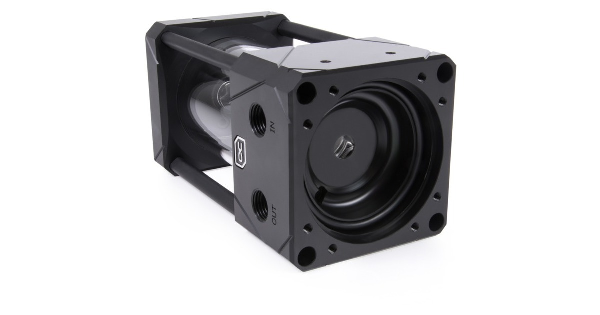 Alphacool Eisbecher Aurora D5 Acetal/Glas - 150mm, Ausgleichsbehälter(transparent)