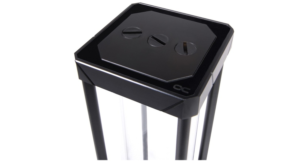 Alphacool Eisbecher Aurora D5 Acetal/Glas - 250mm, Ausgleichsbehälter(transparent)