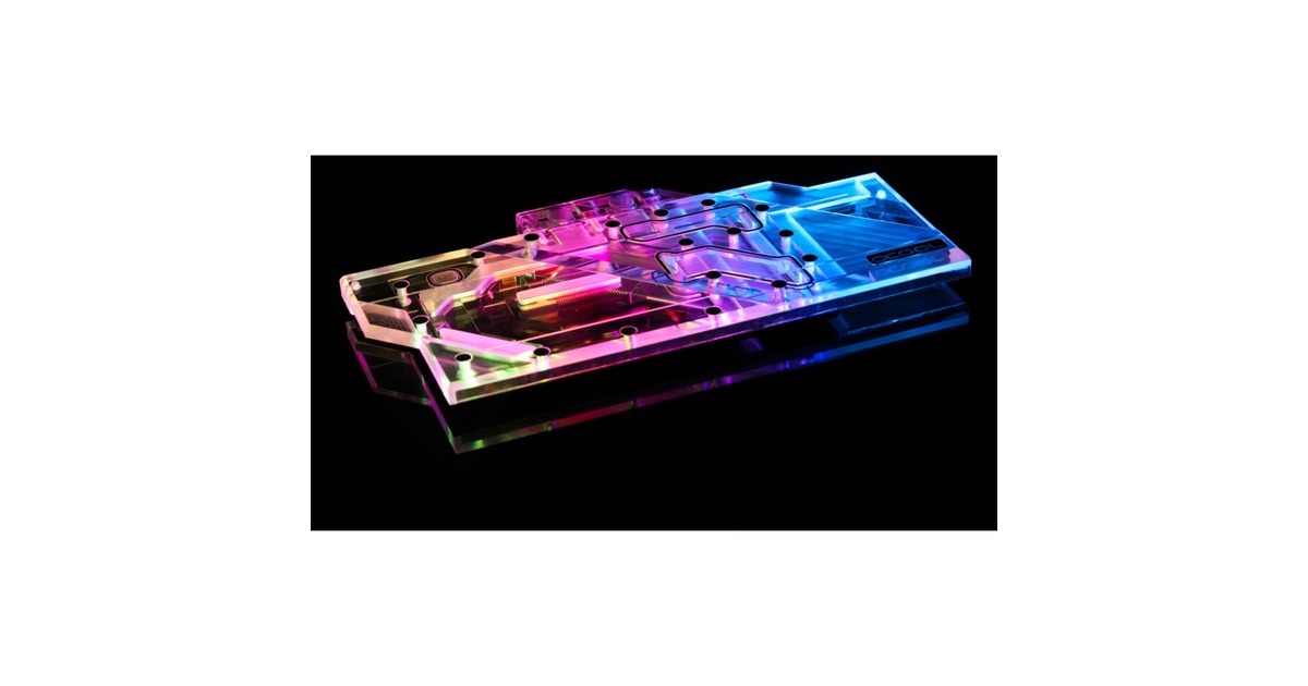 Alphacool Eisblock Aurora Acryl GPX-A AMD Radeon 5700 XT ASUS ROG Strix , Wasserkühlung(transparent)