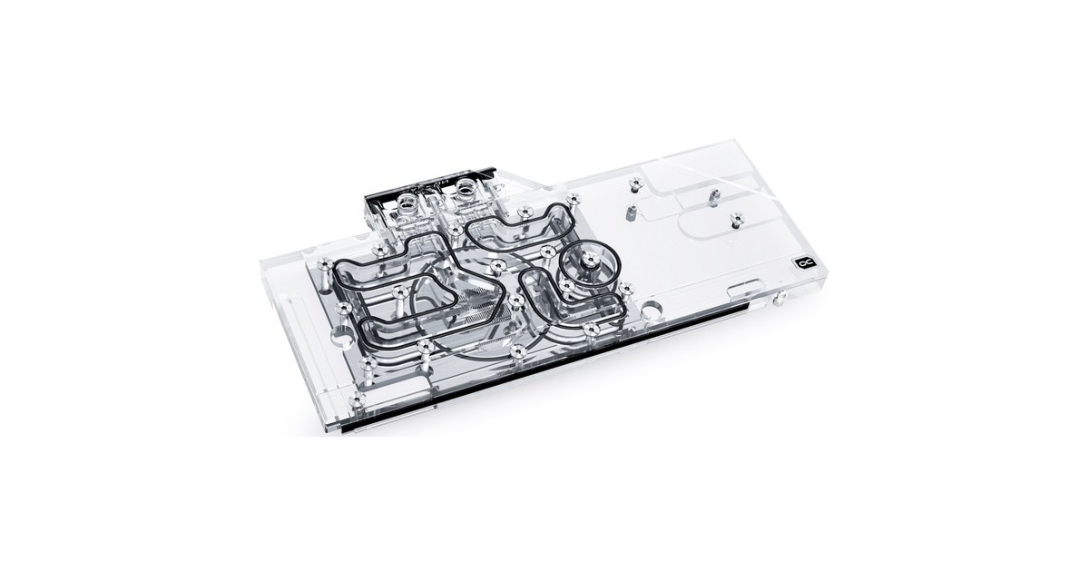 Alphacool Eisblock Aurora Acryl GPX-A Radeon RX 6800XT/6900XT Gaming OC, Wasserkühlung(transparent/silber, inkl. Backplate)