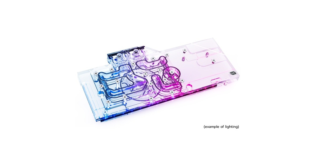 Alphacool Eisblock Aurora Acryl GPX-A Radeon RX 6800XT/6900XT Gaming OC, Wasserkühlung(transparent/silber, inkl. Backplate)