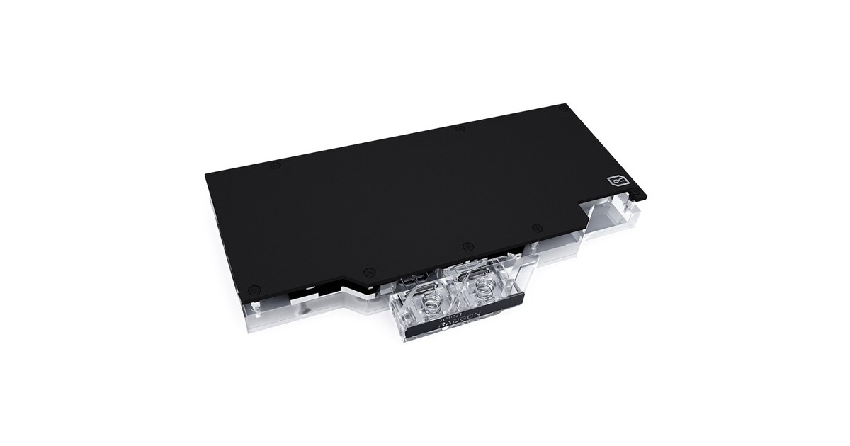 Alphacool Eisblock Aurora Acryl GPX-A Radeon RX 6800XT/6900XT MERC 319, Wasserkühlung(transparent/silber, mit Backplate)