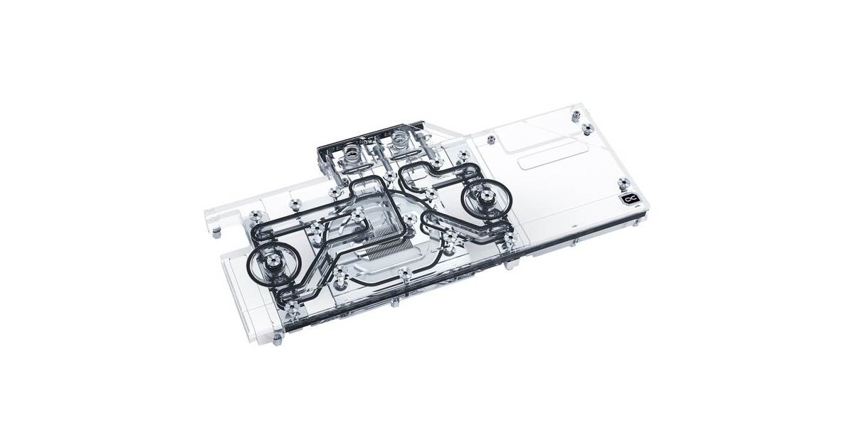 Alphacool Eisblock Aurora Acryl GPX-N Geforce RTX 3080/3090 iGame, Wasserkühlung(transparent/silber, mit Backplate)