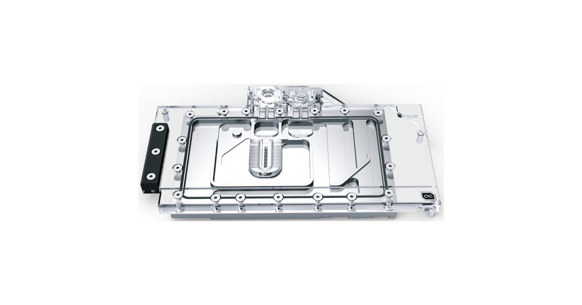 Alphacool Eisblock Aurora Acryl GPX-N Geforce RTX 3090 TI Strix/TUF mit Backplate, Wasserkühlung(transparent/silber)