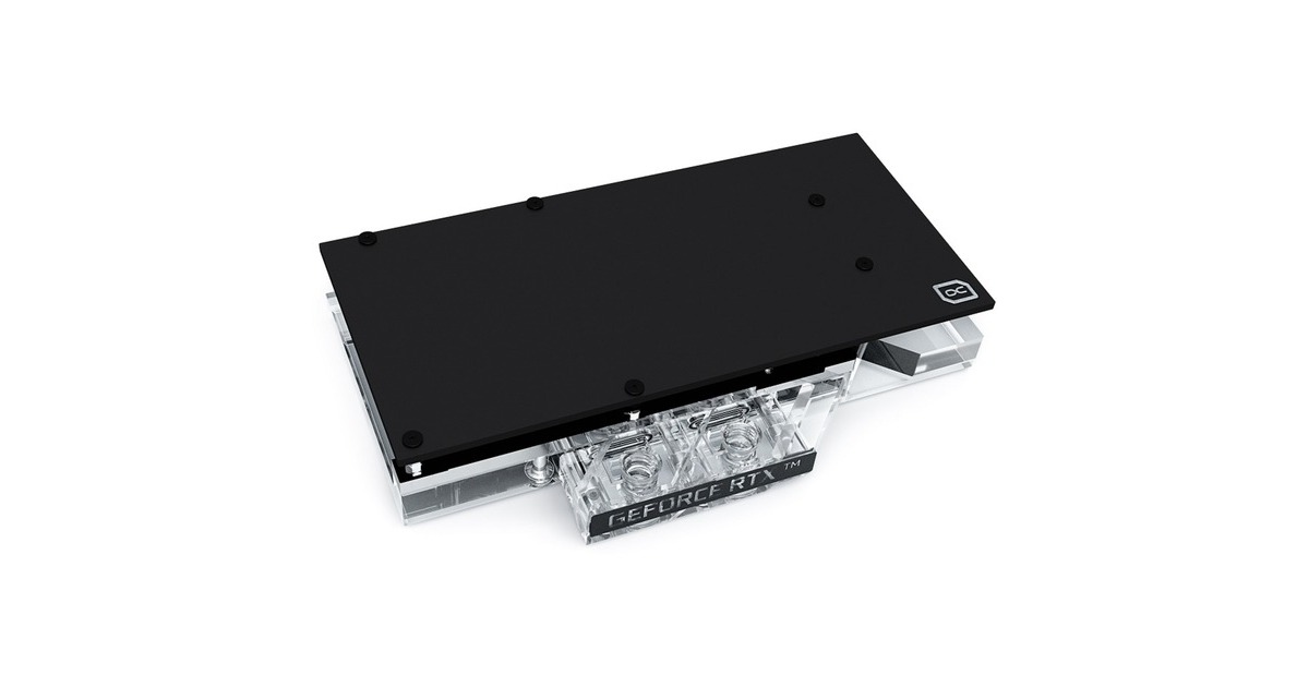 Alphacool Eisblock Aurora Acryl GPX-N RTX 3070 Founders Edition mit Backplate, Wasserkühlung(transparent/silber)
